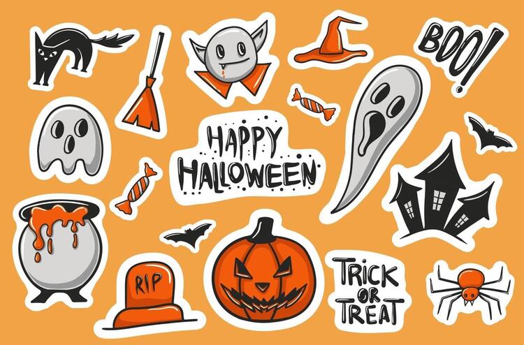 Gợi ý địa điểm mua sticker Halloween đẹp chất lượng