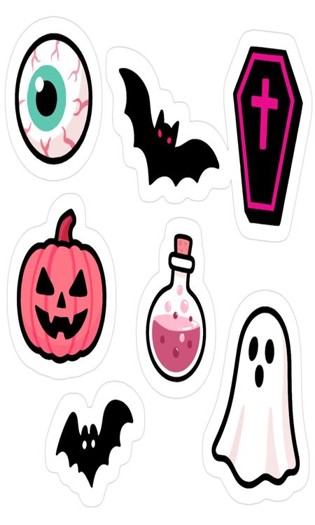 Sticker Halloween dễ thương