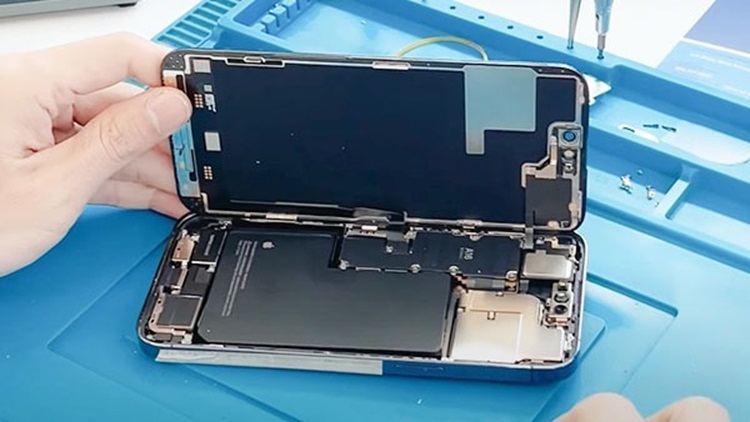 màn hình chảy mực chỉ có thể thay mới