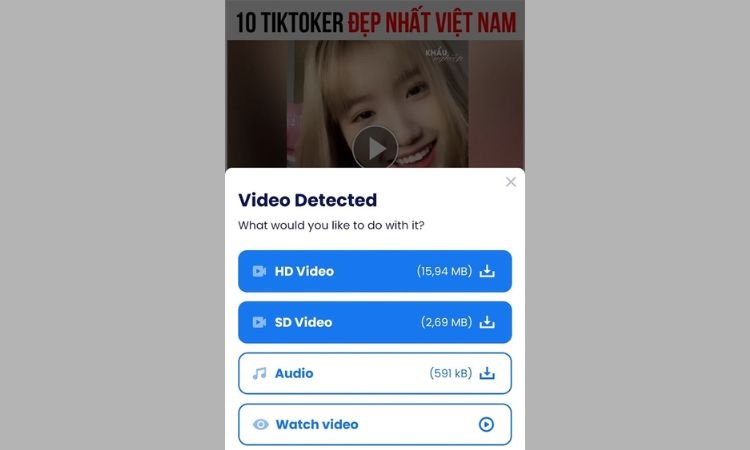 Dùng ứng dụng Video Downloader for Facebook của InShot Inc