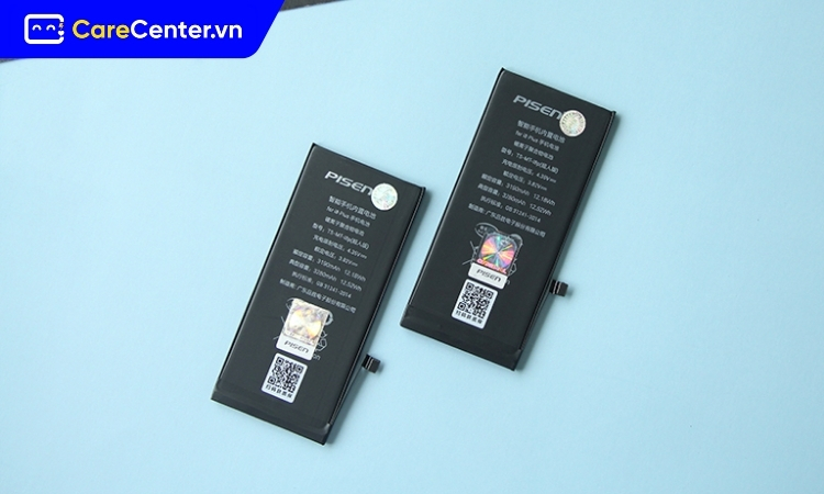 Pin Pisen có hiển thị phần trăm pin trên iPhone không?