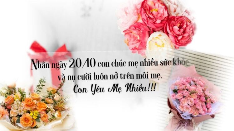 Mẫu thư chúc mừng 20/10 cho mẹ