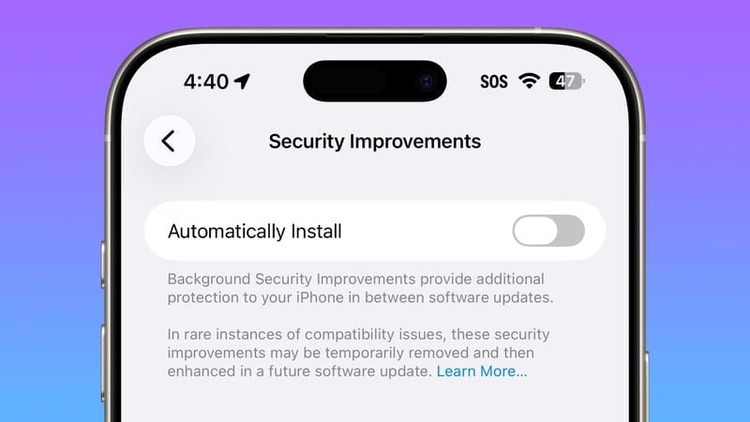 tính năng mới trên iOS 26.1