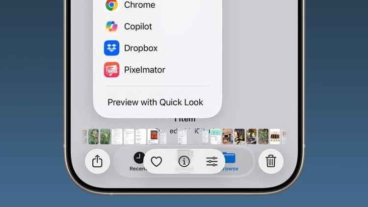 tính năng mới trên iOS 26.1