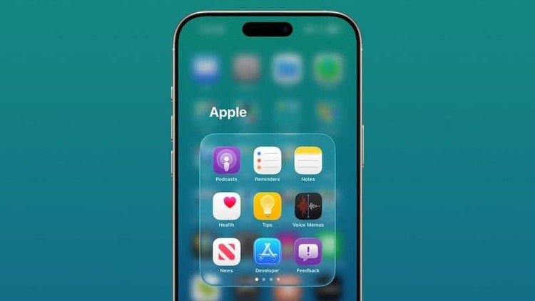 Giao diện Màn hình chính iOS 26.1