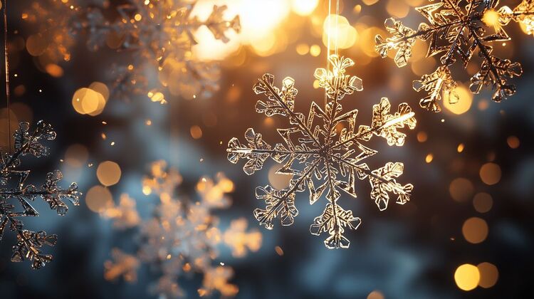 Background Noel Giáng Sinh hình bông tuyết