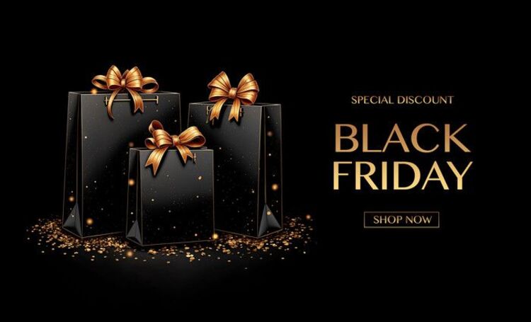 Background Black Friday màu đen