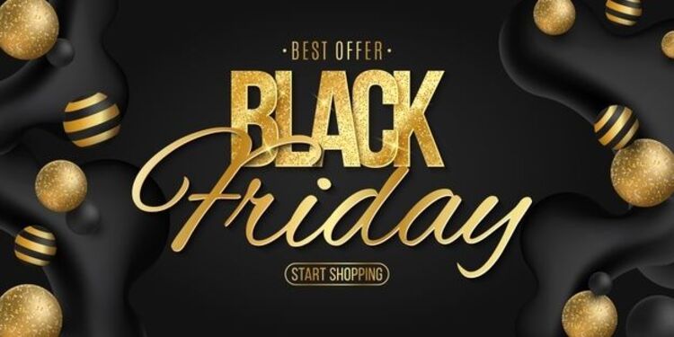 Background Black Friday màu đen