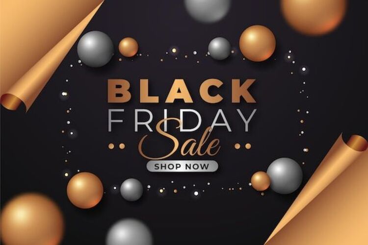Background Black Friday màu đen