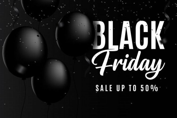 Background Black Friday màu đen