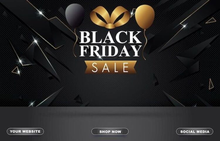 Background Black Friday màu đen