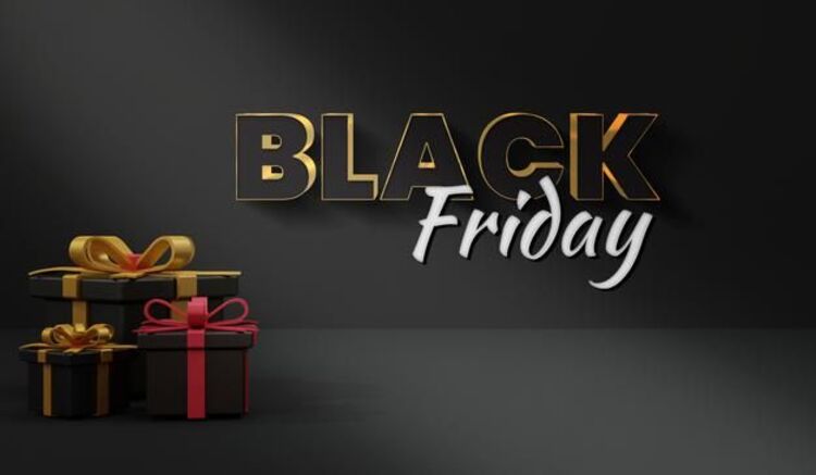 Background Black Friday màu đen