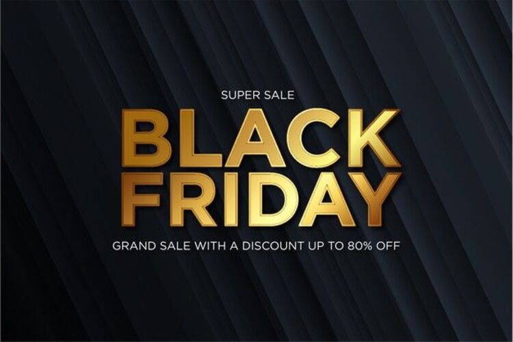 Background Black Friday màu đen