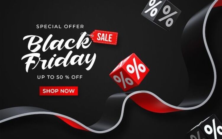 Background Black Friday đơn giản