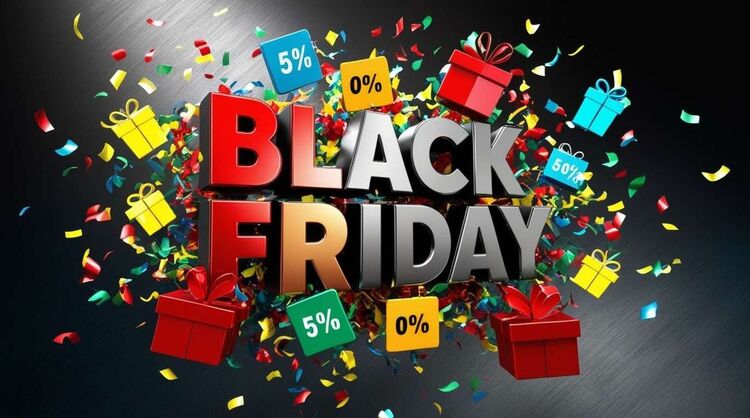 Background Black Friday đơn giản