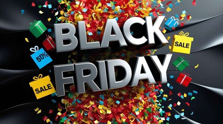 Background Black Friday đơn giản