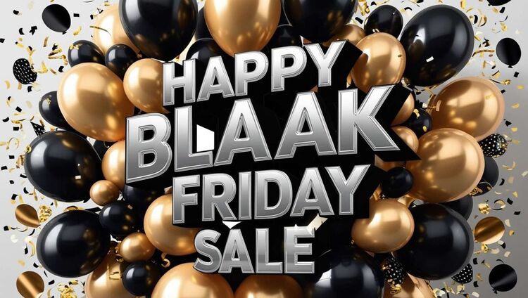 Background Black Friday đơn giản