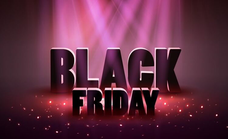 Background Black Friday đơn giản
