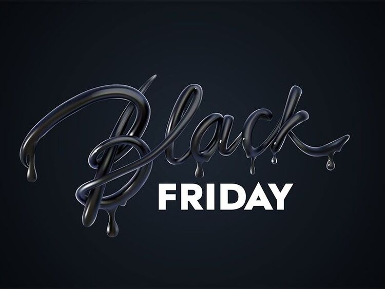 Background Black Friday đơn giản