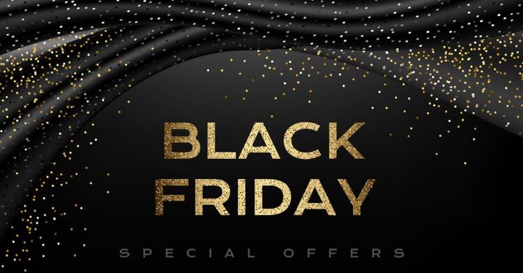Background Black Friday đơn giản