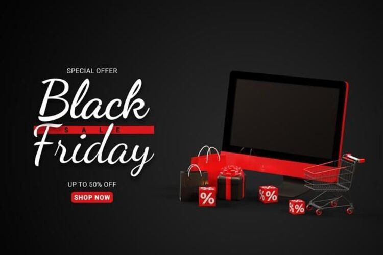 Background Black Friday ấn tượng