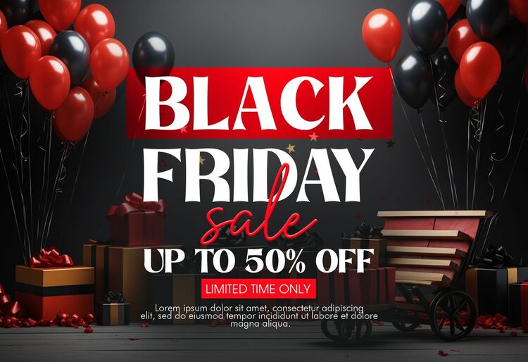 Background Black Friday ấn tượng