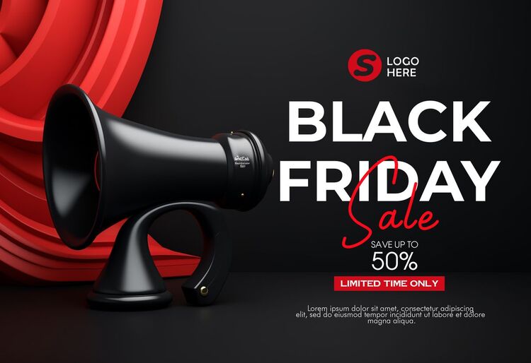 Background Black Friday ấn tượng