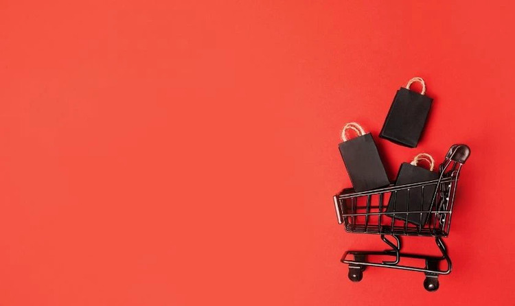 Background Black Friday màu đỏ