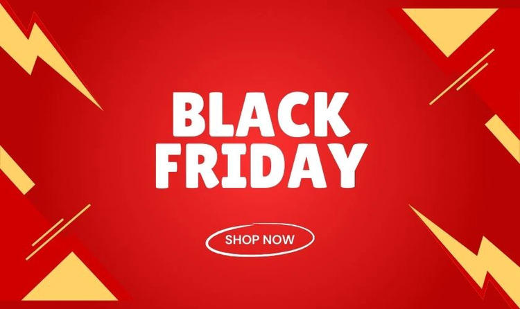 Background Black Friday màu đỏ