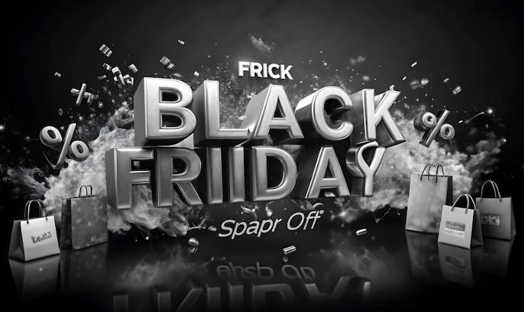 Mẫu Black Friday poster dạng ngang