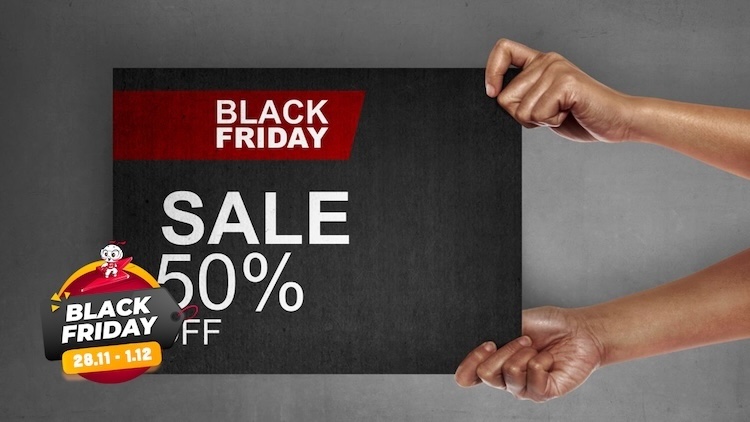 Mẫu Black Friday poster dạng ngang