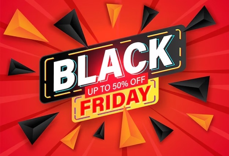 Mẫu Black Friday poster dạng ngang