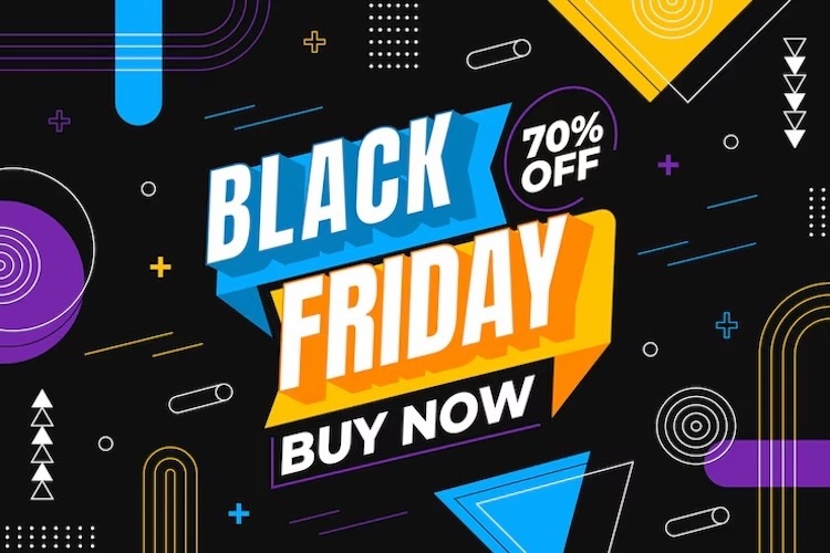 Mẫu Black Friday poster dạng ngang