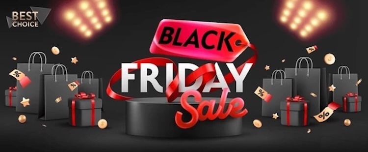 Mẫu Black Friday poster dạng ngang