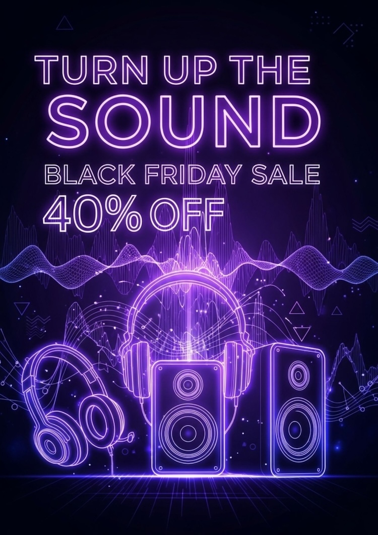 Mẫu Black Friday poster dạng dọc