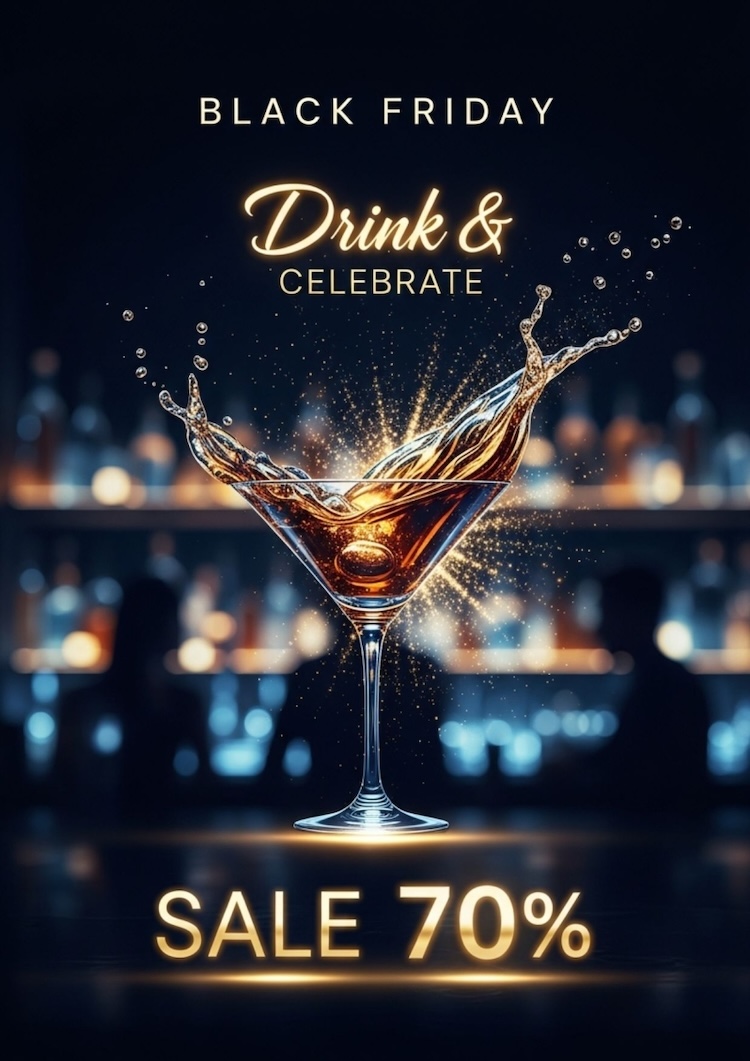 Mẫu Black Friday poster dạng dọc