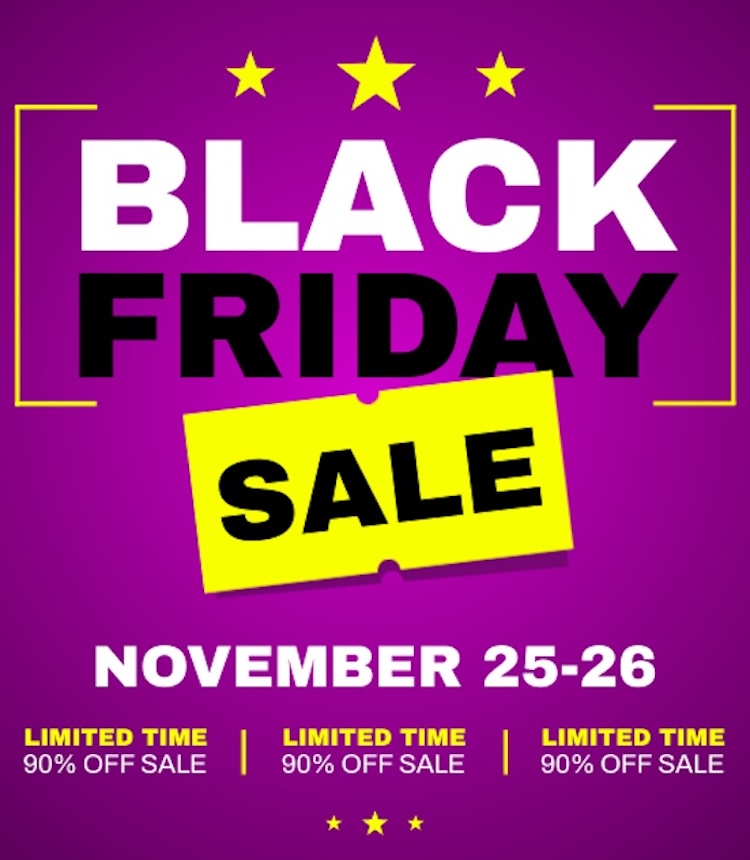 Mẫu Black Friday poster dạng dọc