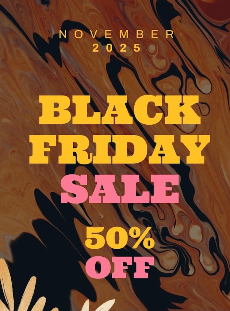 Mẫu Black Friday poster dạng dọc