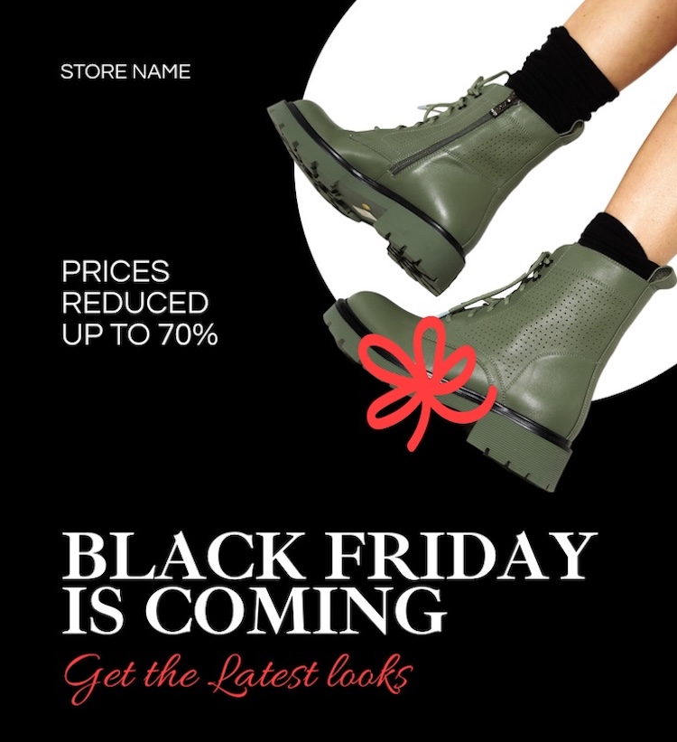 Mẫu Black Friday poster dạng dọc