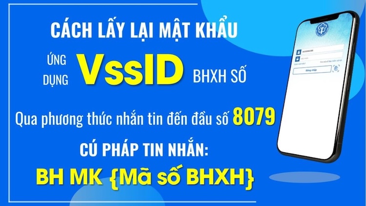 Soạn tin nhắn để lấy lại mật khẩu