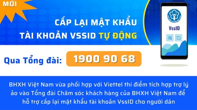 Gọi tổng đài 1900.9068 để được cấp lại mật khẩu Vssid