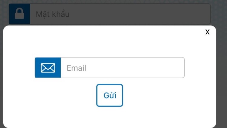 Nhập chính xác địa chỉ email bạn đã dùng khi đăng ký