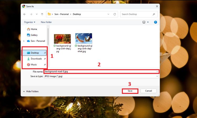 Nhấn Save để lưu hình ảnh về máy