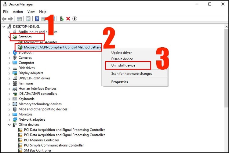 Microsoft ACPI-Compliant Control Method Battery