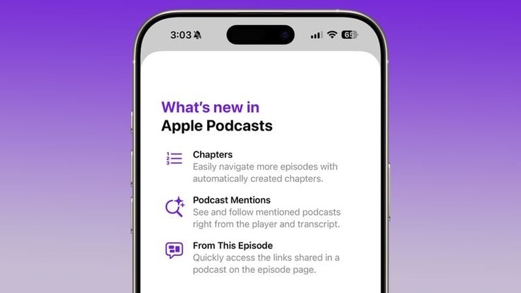 Podcasts iOS 26.2 beta 1