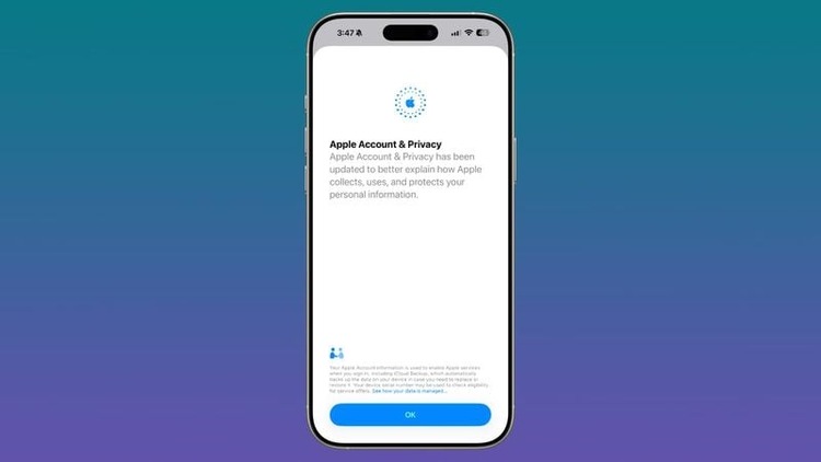 Quyền riêng tư tài khoản Apple