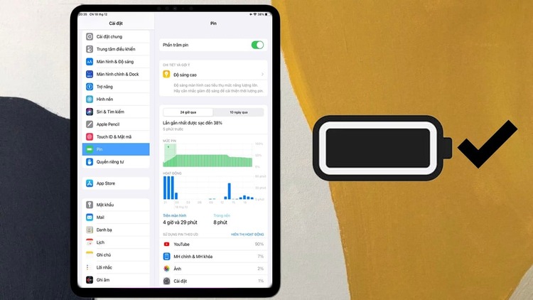 iPad hết pin tắt nguồn sạc không lên