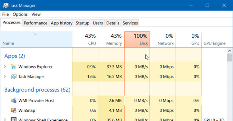 Tìm hiểu lỗi Full Disk 100% là gì?