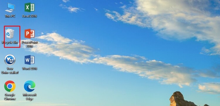 Xóa các file trong Thùng rác