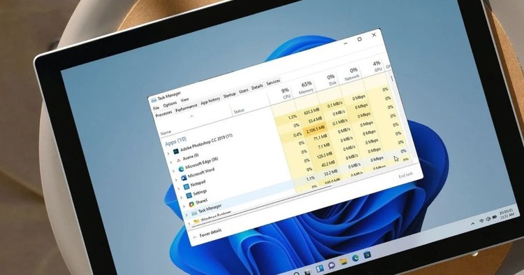 laptop Ứng dụng chạy nền quá nhiều
